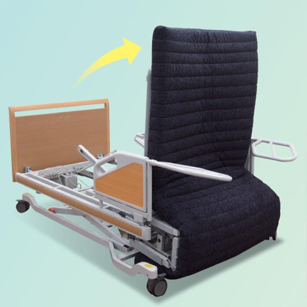 Giường bệnh nhân cao cấp có các nút điều chỉnh nằm, ngồi, đứng dậy của Francebed - Nhật Bản
