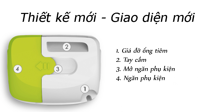 Thiết kế mới của Máy khí dung Arianne Power